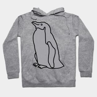 Silver Metallic Penguin Hoodie